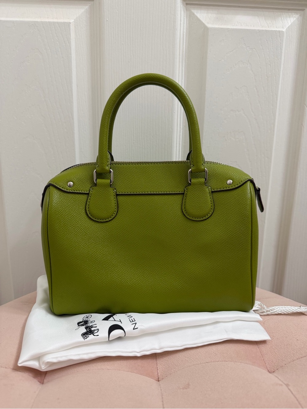 Coach Mini Bennett in Dark Lime - Picture 8 of 12